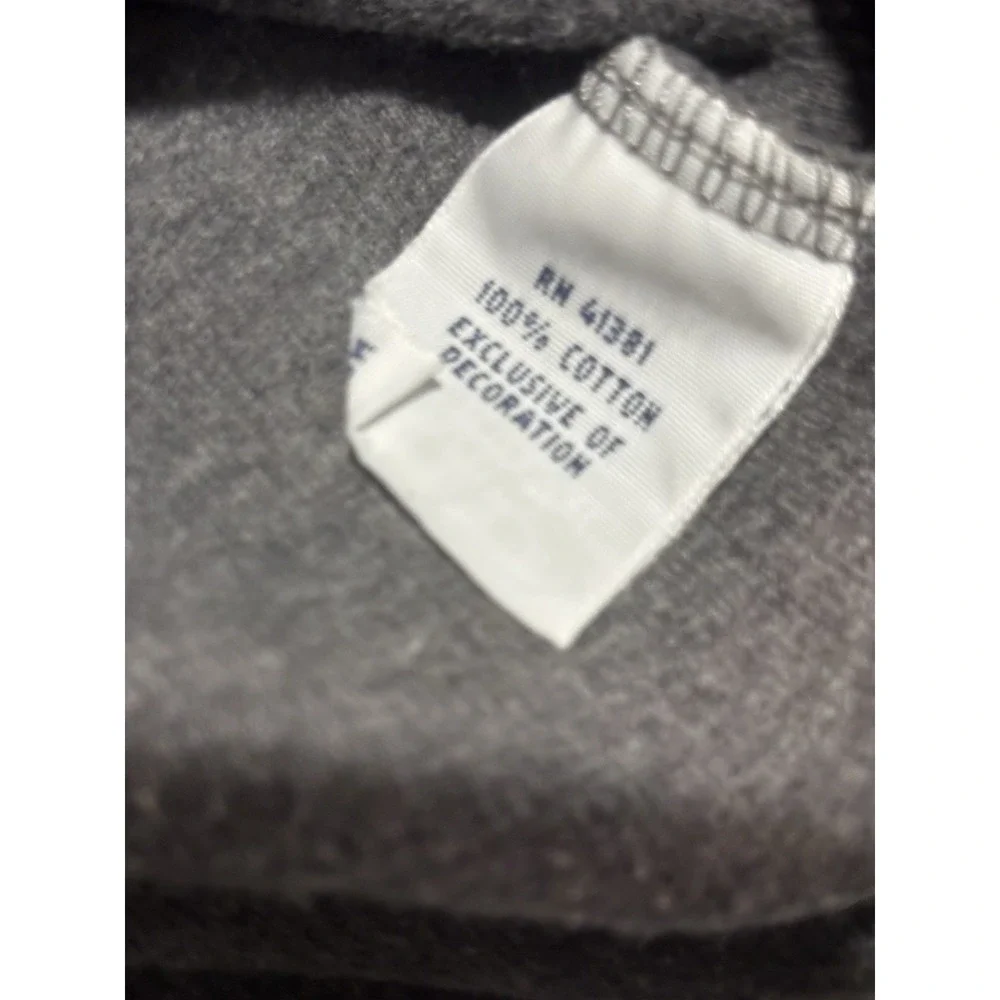 Vintage Polo Ralph Lauren Mens XL Sweater 1/4 Zip Pullover Logo Gray Long Sleeve